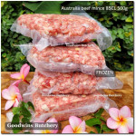 Australia beef mince plain 75CL daging sapi giling frozen price/pack 500gr